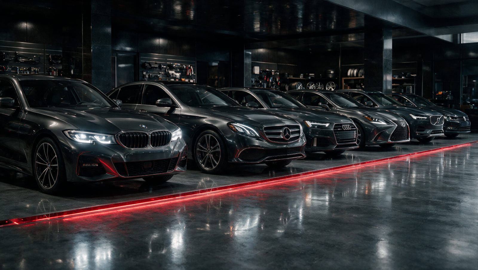 Autos seleccionados en el showroom de RetoCars
